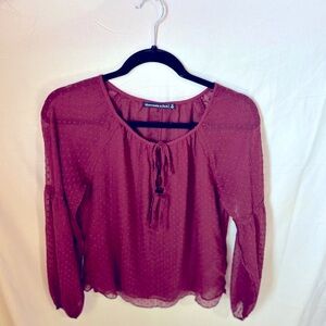 Abercrombie sheer blouse. Perfect condition.